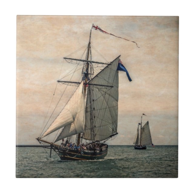 Carreau Festival Tall Ships, Numériquement modifié (Devant)