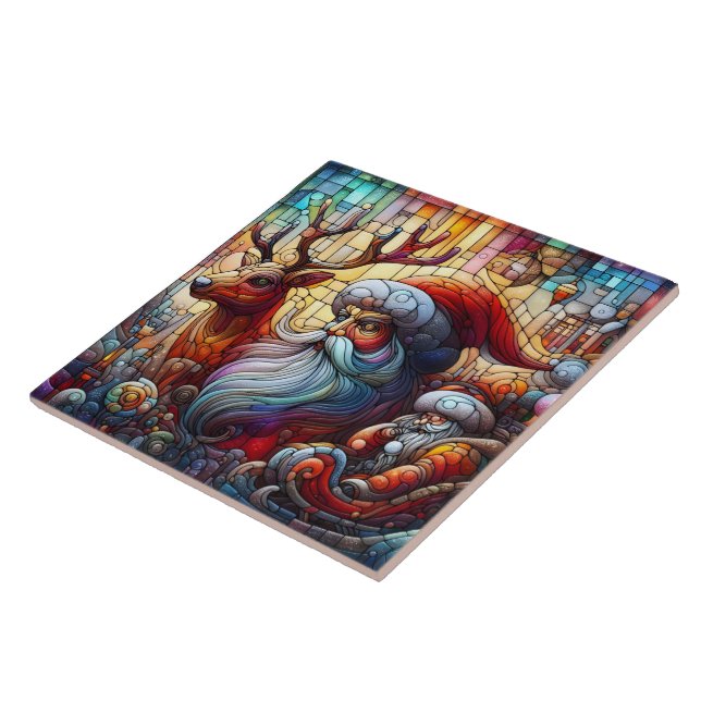 Carreau Fête d'hiver avec Père Noël & rennes ! (Côté)