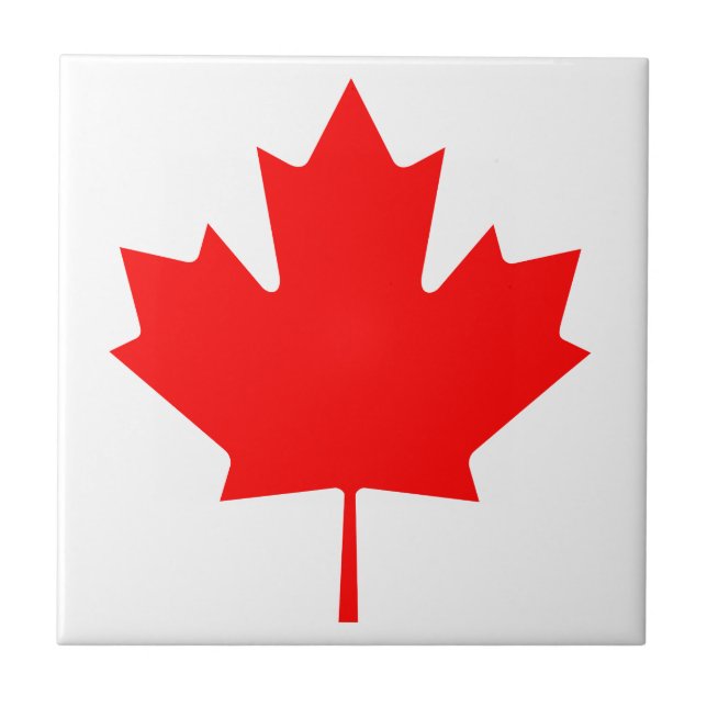 Carreau Feuille d'érable du Canada (Devant)