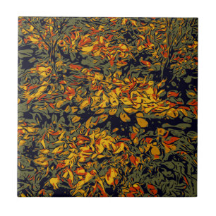 Carreau Feuilles d'automne