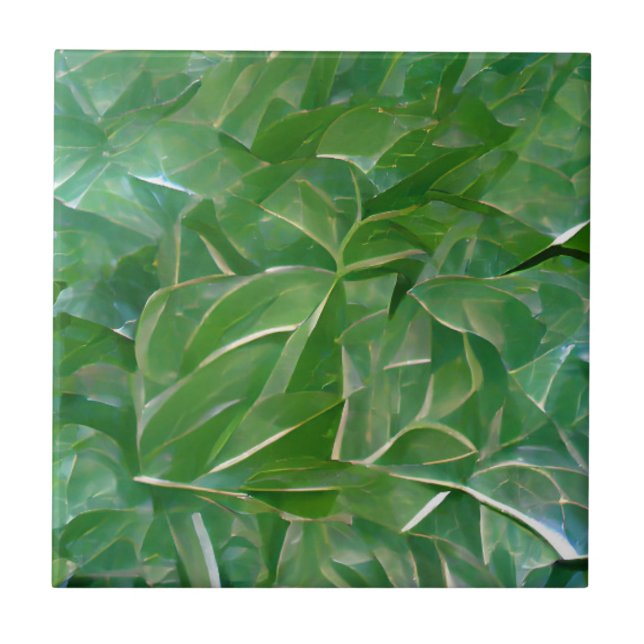 Carreau Feuilles verts (Devant)
