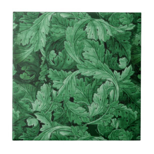 Carreau Feuilles verts (par William Morris)