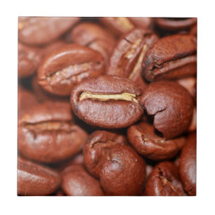 Carreau Fèves de café grillées