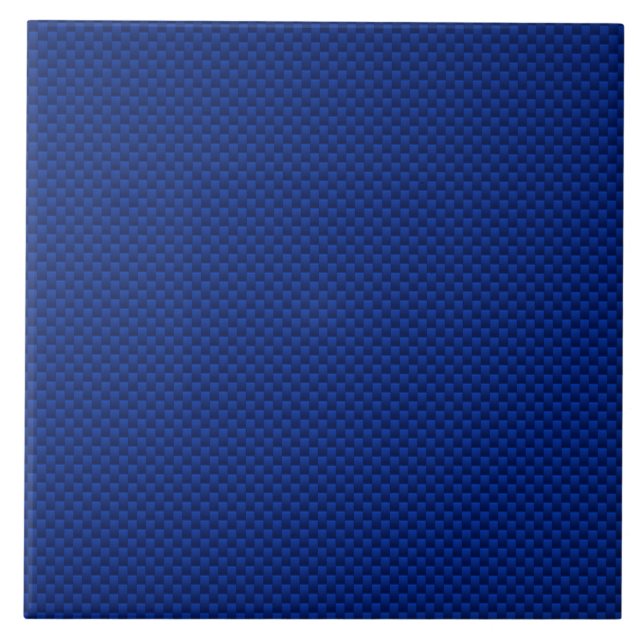 Carreau Fibre bleue vibrante de carbone comme l'arrière - (Devant)