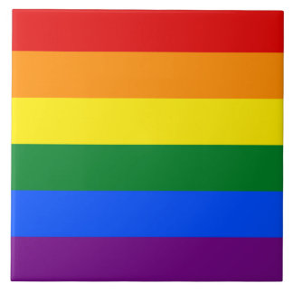 Carreau Fière Fierté Arc-en-ciel Drapeau Carrelage en céra