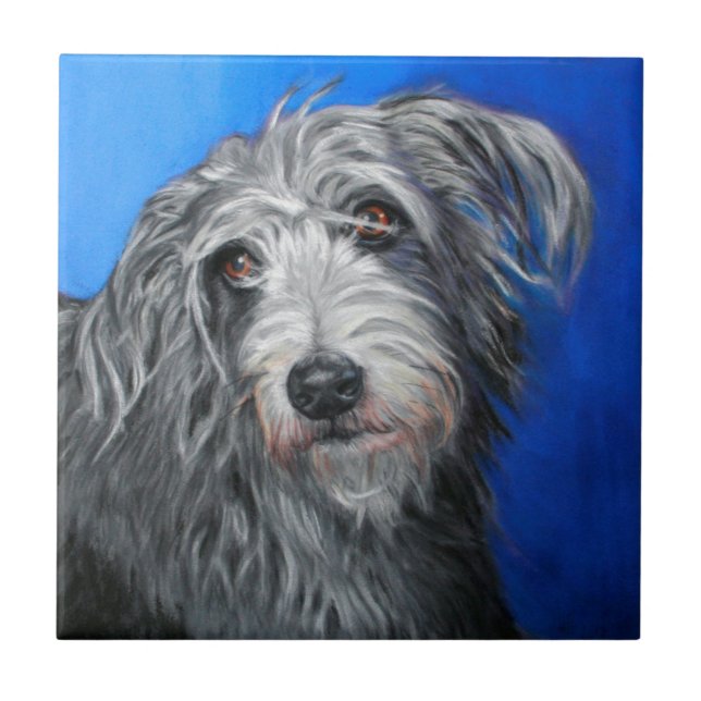 Carreau Fille de Lurcher de "joli pavot" - (Devant)