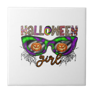 Carreau Fille d'Halloween