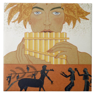 Carreau Filtrez le joueur de pipeau, illustration de "Les