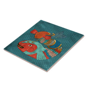 Carreau Fish Folk
