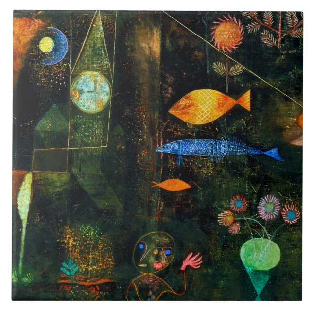 Carreau Fish Magic, Paul Klee (Devant)