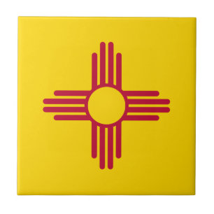 Carreau Flag du Nouveau-Mexique