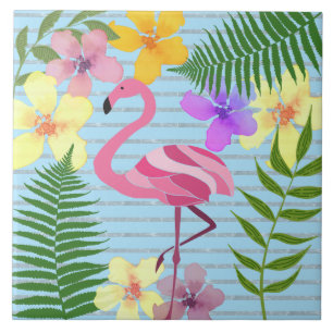 Carreau Flamant rose