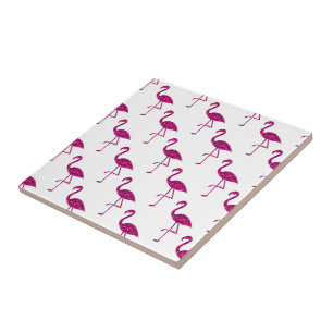 Carreau Flamant rose pailleté motif de paillettes scintill