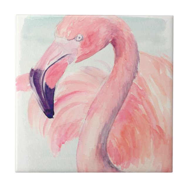 Carreau Flamant rose Pastel (Devant)