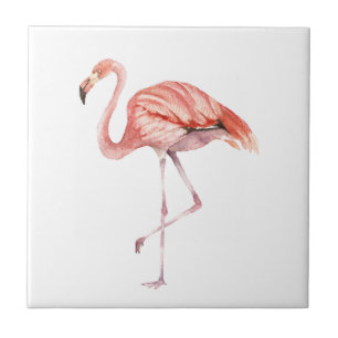 Carreau Flamant rose rose