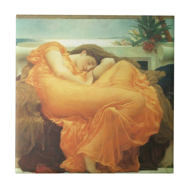 Carreau Flaming June par Lord Frederic Leighton (Devant)