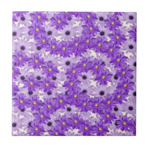 Carreau Flèches de marguerite violet