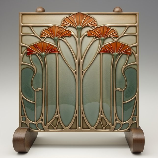 Carreau Fleur Art Nouveau [Set 3/4] (Créateur téléchargé)