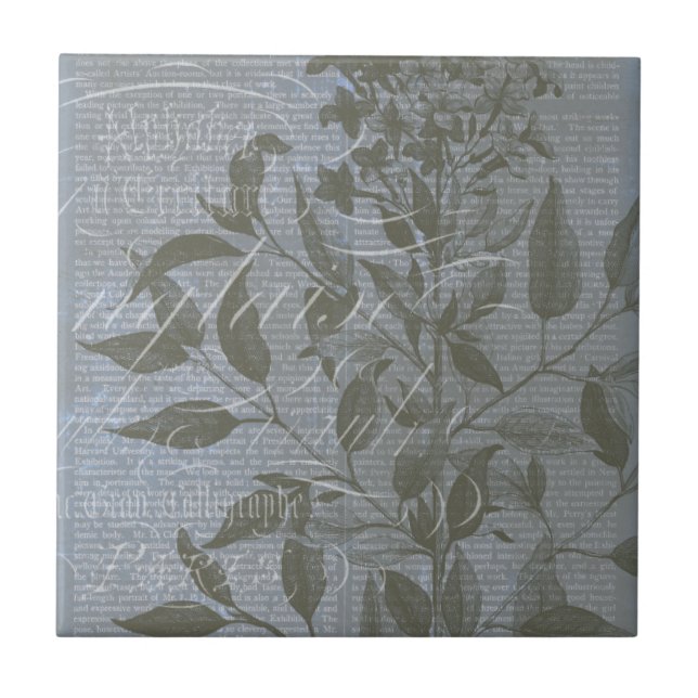 Carreau Fleur de Bleu I (Devant)