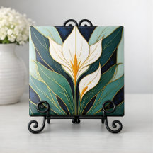 Fleur de calla Art déco