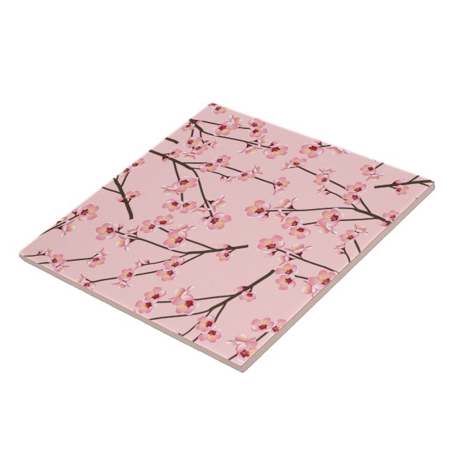 Carreau Fleur de cerise (Côté)