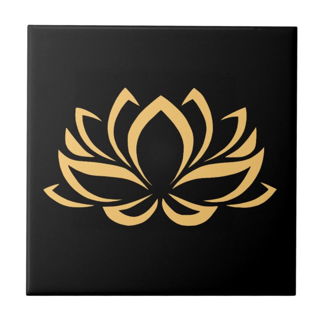 Carreau Fleur de fleur de Lotus de Japonais (Devant)