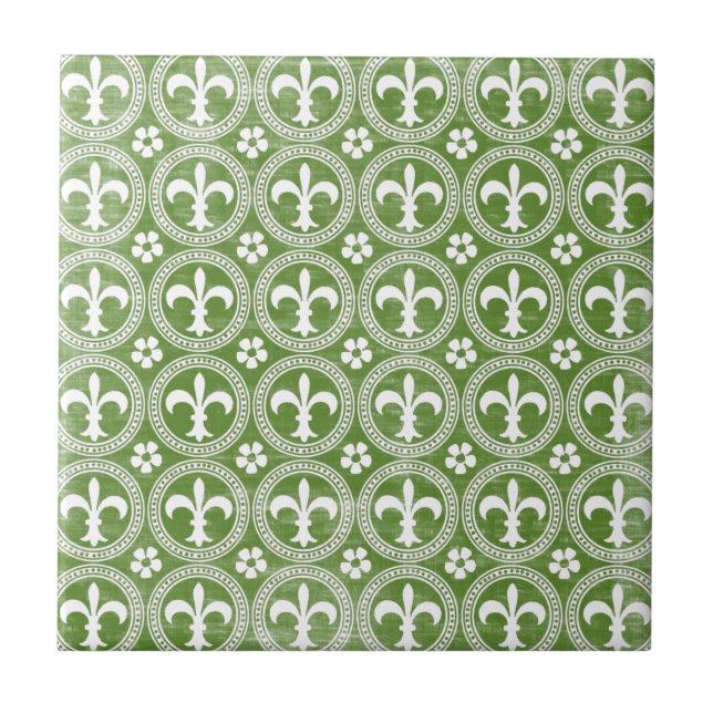 Carreau Fleur De Lis (Devant)
