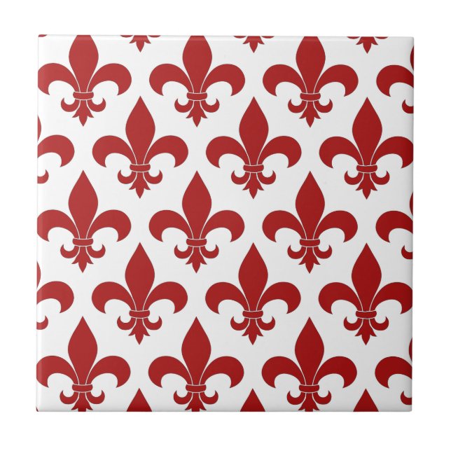 Carreau Fleur de lis Motif Classic (Devant)
