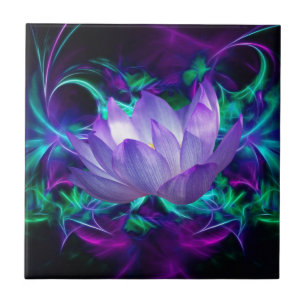 Carreau Fleur de lotus pourpre et sa signification