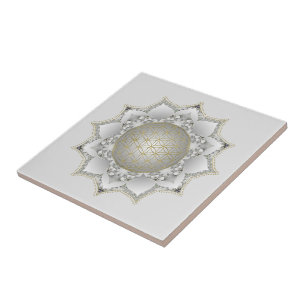 Carreau Fleur de Vie - Mandala Fleurs 1