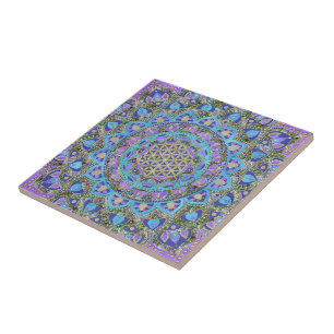 Carreau Fleur De Vie - Mandala India Style 2