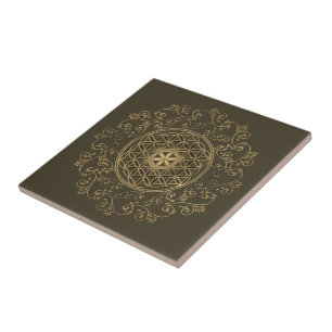 Carreau Fleur De Vie - Ornements Vintages Mandala 2
