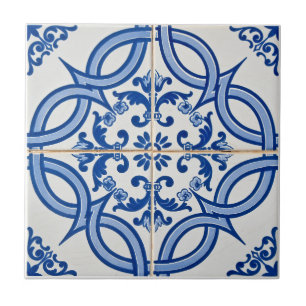 Carreau Fleur Méditerranéenne 