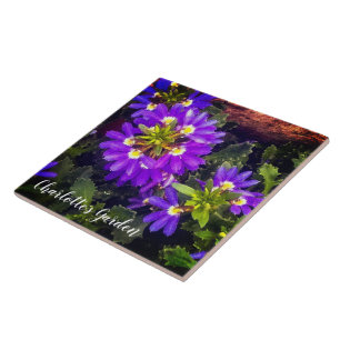 Carreau Fleur violette