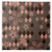 Fleurs Abstraites et Rhombus