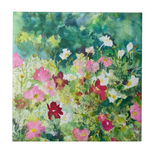 Carreau Fleurs Cosmos Artistiques Printemps