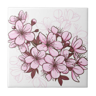 Carreau Fleurs de cerisier