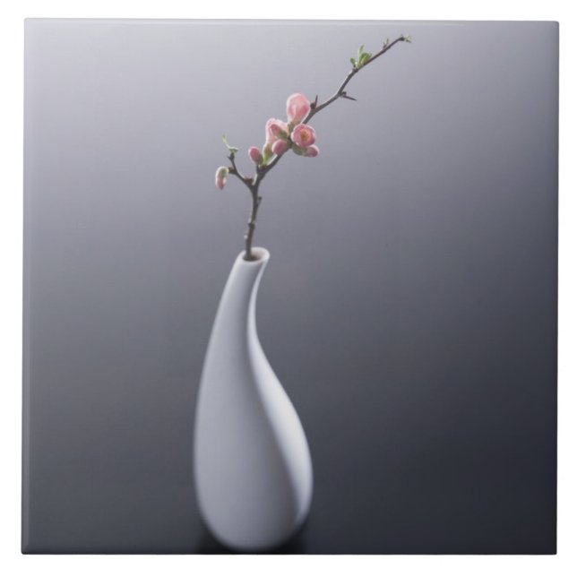 Carreau Fleurs de cerisier dans le vase (Devant)