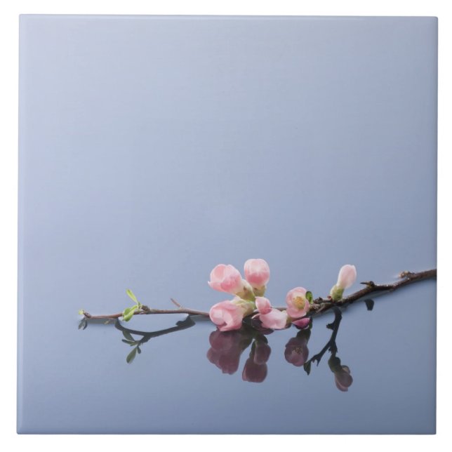 Carreau Fleurs de cerisier sur l'eau (Devant)