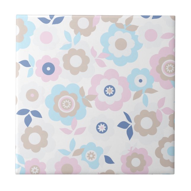 Carreau Fleurs de printemps d'Eilin 3 (Devant)