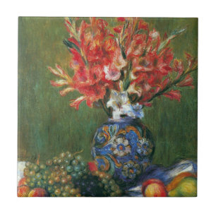 Carreau Fleurs et fruits de Pierre Renoir