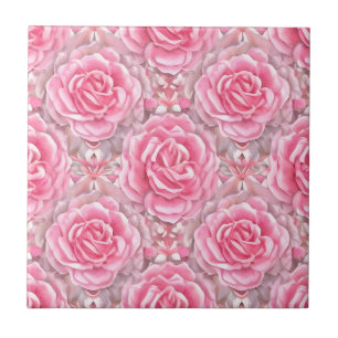Carreau Fleurs Roses à motifs floraux