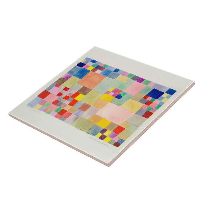 Carreau Flora on sand , Paul Klee (Côté)