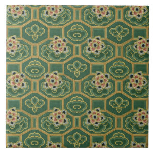 Carreau Floral japonais vintage
