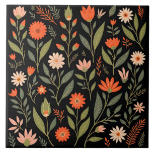 Carreau Floral Vintage Belle Collection tendance