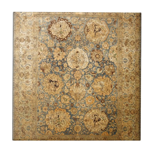 CARREAU FLORAL VINTAGE PERSAN (Devant)