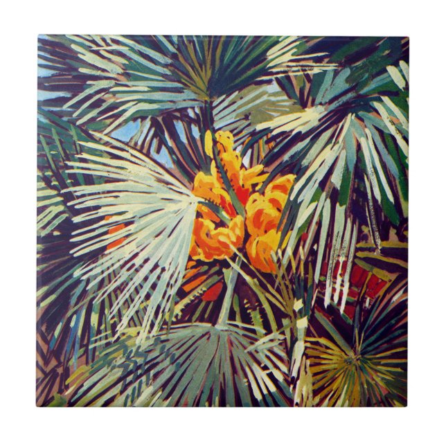 Carreau Flore exotique #2 à SunshineDazzle (Devant)
