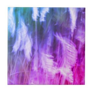 Carreau Flou Motion Grass Nature Art Abstrait Violet