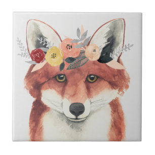 Carreau Flower Crown Forester Fox