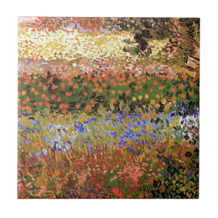 Carreau Flower Garden, Vincent van Gogh.